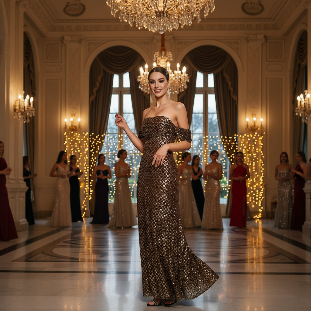 sleeveless-off-the-shoulder-bodycon-sequined-a-line-evening-gown