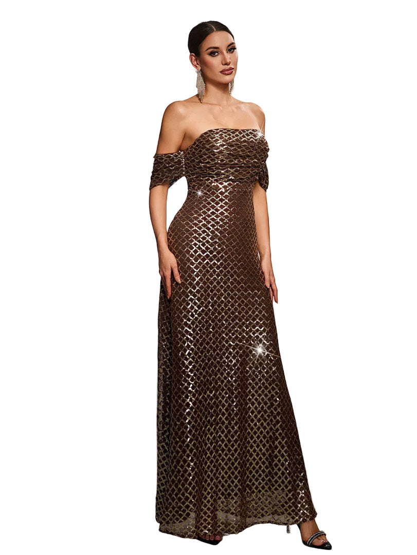 sleeveless-off-the-shoulder-bodycon-sequined-a-line-evening-gown